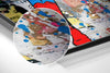 Superman Brushed Aluminium Dibond Wall Art by Insigneart USA