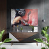 Androwoman Brushed Aluminium Dibond Wall Art by Insigneart USA