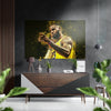 LeBron James Brushed Aluminium Dibond Wall Art by Insigneart USA