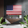 American Flag Brushed Aluminium Dibond Wall Art by Insigneart USA