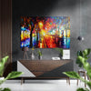Lighted Street Brushed Aluminium Dibond Wall Art by Insigneart USA
