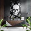 Skull Brushed Aluminium Dibond Wall Art by Insigneart USA