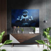 American Football Brushed Aluminium Dibond Wall Art by Insigneart USA