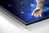 Messi Brushed Aluminium Dibond Wall Art by Insigneart USA