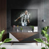 Ronaldo Brushed Aluminium Dibond Wall Art by Insigneart USA