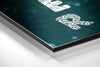 Joker Brushed Aluminium Dibond Wall Art by Insigneart USA