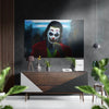 Joker Brushed Aluminium Dibond Wall Art by Insigneart USA