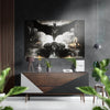 Batman Brushed Aluminium Dibond Wall Art by Insigneart USA