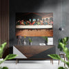Last Supper Brushed Aluminium Dibond Wall Art by Insigneart USA