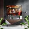 Marilyn, Elvis, Humphrey, James Brushed Aluminium Dibond Wall Art by Insigneart USA