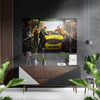 Marilyn, Elvis, Humphrey, James Brushed Aluminium Dibond Wall Art by Insigneart USA