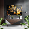 Marilyn, Elvis, Humphrey, James Brushed Aluminium Dibond Wall Art by Insigneart USA