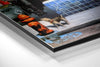 Retro Street Brushed Aluminium Dibond Wall Art by Insigneart USA