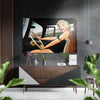 Marilyn Monroe Brushed Aluminium Dibond Wall Art by Insigneart USA