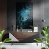 Never Stop Looking Up Brushed Aluminium Dibond Wall Art by Insigneart USA
