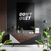 Do It Brushed Aluminium Dibond Wall Art by Insigneart USA