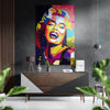 Marilyn Monroe Brushed Aluminium Dibond Wall Art by Insigneart USA