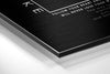 New York Brushed Aluminium Dibond Wall Art by Insigneart USA
