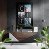 New York Brushed Aluminium Dibond Wall Art by Insigneart USA