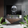 Skull Brushed Aluminium Dibond Wall Art by Insigneart USA