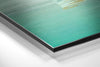 Hippo on a Run Brushed Aluminium Dibond Wall Art by Insigneart USA