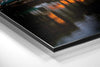 River in the City Brushed Aluminium Dibond Wall Art by Insigneart USA