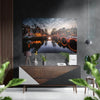 River in the City Brushed Aluminium Dibond Wall Art by Insigneart USA