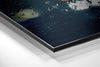 City Lights Brushed Aluminium Dibond Wall Art by Insigneart USA