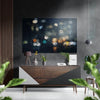 City Lights Brushed Aluminium Dibond Wall Art by Insigneart USA
