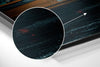 City Rush Brushed Aluminium Dibond Wall Art by Insigneart USA