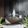 Alone Brushed Aluminium Dibond Wall Art by Insigneart USA