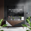 Keep Going Brushed Aluminium Dibond Wall Art by Insigneart USA
