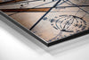 Geometry Brushed Aluminium Dibond Wall Art by Insigneart USA