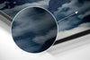 Mountain View Brushed Aluminium Dibond Wall Art by Insigneart USA