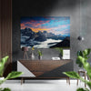 Mountain View Brushed Aluminium Dibond Wall Art by Insigneart USA