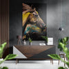 Horse Brushed Aluminium Dibond Wall Art by Insigneart USA