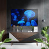 Jellyfish Brushed Aluminium Dibond Wall Art by Insigneart USA