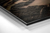 Sunset and Mountains Brushed Aluminium Dibond Wall Art by Insigneart USA