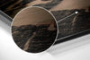 Sunset and Mountains Brushed Aluminium Dibond Wall Art by Insigneart USA