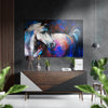 Horse Brushed Aluminium Dibond Wall Art by Insigneart USA