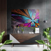 Flower Brushed Aluminium Dibond Wall Art by Insigneart USA