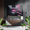 Woman in Ink Brushed Aluminium Dibond Wall Art by Insigneart USA