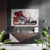 Free Sneakers Brushed Aluminium Dibond Wall Art by Insigneart USA