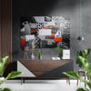 Patchwork Brushed Aluminium Dibond Wall Art by Insigneart USA
