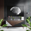 Brain Brushed Aluminium Dibond Wall Art by Insigneart USA