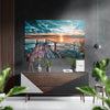 Sunset Brushed Aluminium Dibond Wall Art by Insigneart USA