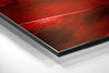 Leaves Brushed Aluminium Dibond Wall Art by Insigneart USA
