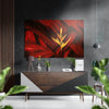 Leaves Brushed Aluminium Dibond Wall Art by Insigneart USA