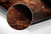 Wine Brushed Aluminium Dibond Wall Art by Insigneart USA