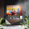 Boat Brushed Aluminium Dibond Wall Art by Insigneart USA